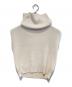 HER LIP TO（ハーリップトゥ）の古着「Drape Neck Sleeveless Knit」｜ベージュ