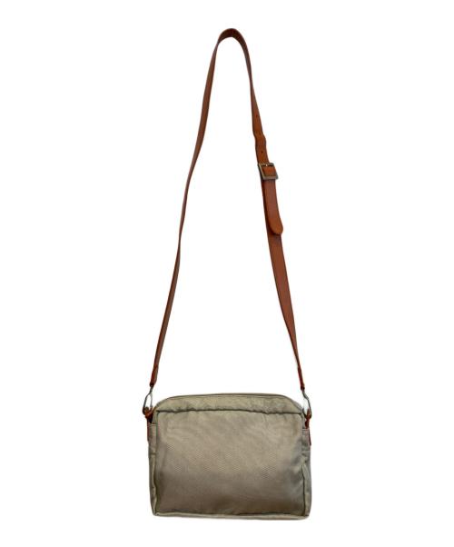 HUNTING WORLD（ハンティングワールド）HUNTING WORLD (ハンティングワールド) ADOBEショルダーバッグ ベージュ×ブラウンの古着・服飾アイテム