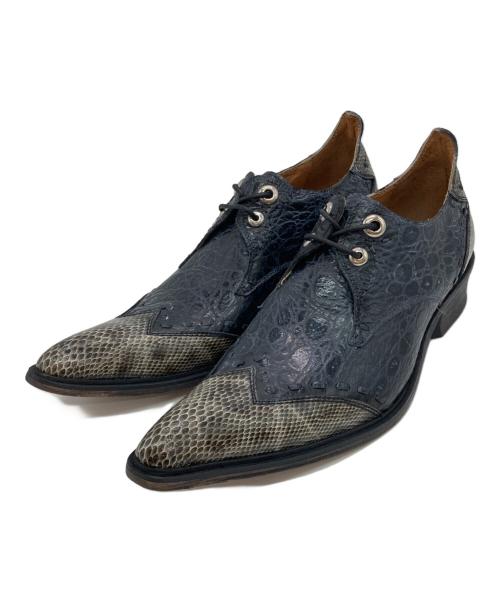 RED COVER（レッドカバ）RED COVER (レッドカバ) crocodile Python boots ネイビー サイズ:40の古着・服飾アイテム