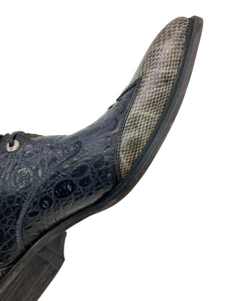 RED COVER（レッドカバ）RED COVER (レッドカバ) crocodile Python boots ネイビー サイズ:40の古着・服飾アイテム