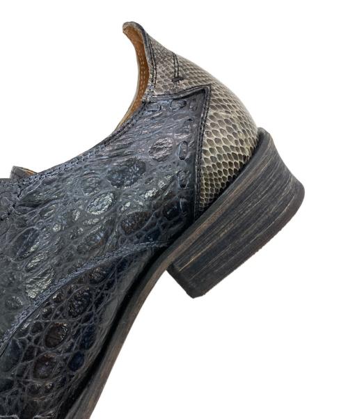 RED COVER（レッドカバ）RED COVER (レッドカバ) crocodile Python boots ネイビー サイズ:40の古着・服飾アイテム