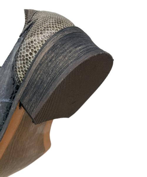 RED COVER（レッドカバ）RED COVER (レッドカバ) crocodile Python boots ネイビー サイズ:40の古着・服飾アイテム