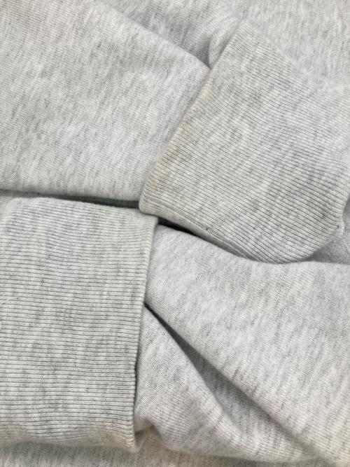 BILLIONAIRE BOYS CLUB（ビリオネアボーイズクラブ）BILLIONAIRE BOYS CLUB (ビリオネアボーイズクラブ) EMBROIDERED LOGO GUSSET COTTON SWEATSHIRT ライトグレー サイズ:XLの古着・服飾アイテム