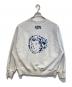BILLIONAIRE BOYS CLUB (ビリオネアボーイズクラブ) EMBROIDERED LOGO GUSSET COTTON SWEATSHIRT ライトグレー サイズ:XL：6000円