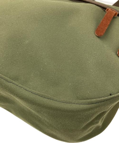 GREGORY（グレゴリー）GREGORY (グレゴリー) ［古着］サッチェルL キャンバスショルダーバッグ グリーンの古着・服飾アイテム