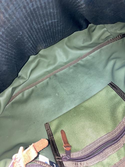 GREGORY（グレゴリー）GREGORY (グレゴリー) ［古着］サッチェルL キャンバスショルダーバッグ グリーンの古着・服飾アイテム