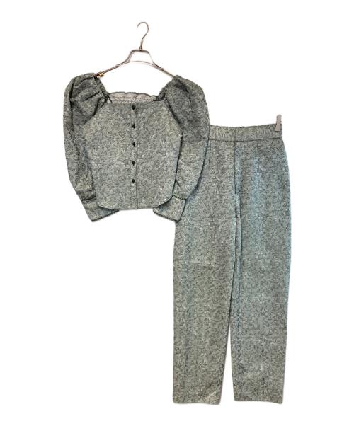 Ameri（アメリ）Ameri (アメリ) JACQUARD SET UP グリーン サイズ:Mの古着・服飾アイテム