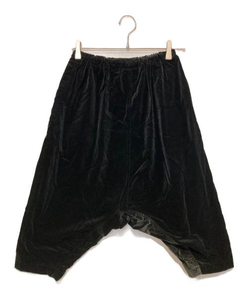 COMME des GARCONS COMME des GARCONS（コムデギャルソン コムデギャルソン）COMME des GARCONS COMME des GARCONS (コムデギャルソン コムデギャルソン) ベルベットサルエルパンツ ブラック サイズ:XSの古着・服飾アイテム