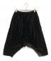 COMME des GARCONS COMME des GARCONS (コムデギャルソン コムデギャルソン) ベルベットサルエルパンツ ブラック サイズ:XS：10000円