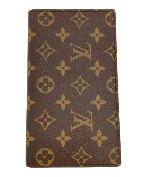 LOUIS VUITTON（ルイ ヴィトン）LOUIS VUITTON (ルイ ヴィトン) アジェンダ オリゾンタル 手帳カバー ブラウンの古着・服飾アイテム