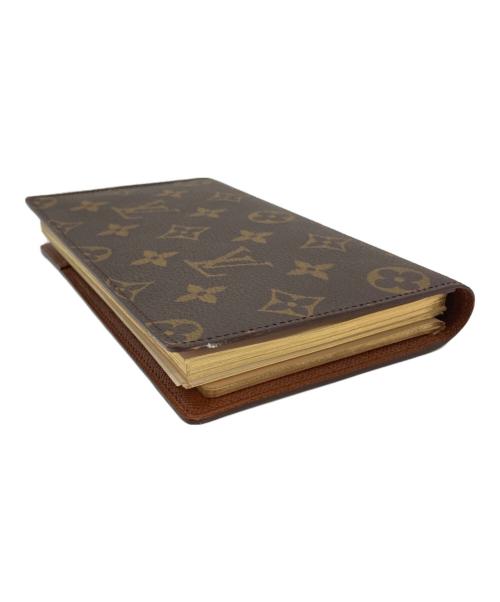 LOUIS VUITTON（ルイ ヴィトン）LOUIS VUITTON (ルイ ヴィトン) アジェンダ オリゾンタル 手帳カバー ブラウンの古着・服飾アイテム