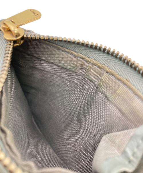 Christian Dior（クリスチャン ディオール）Christian Dior (クリスチャン ディオール) Saddle Lotus ウォレット グレーの古着・服飾アイテム