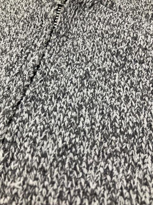 EMPORIO ARMANI（エンポリオ アルマーニ）EMPORIO ARMANI (エンポリオ アルマーニ) ジップアップニットパーカー グレー サイズ:52の古着・服飾アイテム