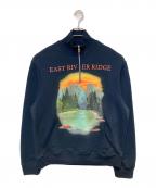 LOEWEロエベ）の古着「East River Ridge Zip Sweatshirt」｜ネイビー