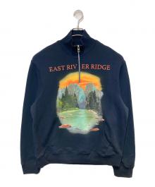 LOEWE（ロエベ）の古着「East River Ridge Zip Sweatshirt」｜ネイビー