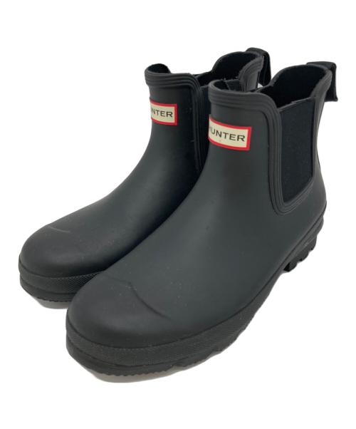 HUNTER（ハンター）HUNTER (ハンター) ORIGINAL CHELSEA ブラック サイズ:US9の古着・服飾アイテム