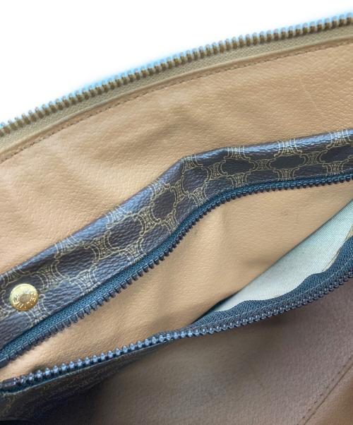 CELINE（セリーヌ）CELINE (セリーヌ) マカダム柄スモールボストンバッグ ブラウンの古着・服飾アイテム