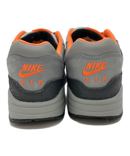 NIKE（ナイキ）NIKE (ナイキ) HUF (ハフ) Air Max 1 SP グレー×オレンジ サイズ:US9.5の古着・服飾アイテム