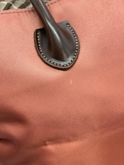 BURBERRY BLUE LABEL（バーバリー ブルー レーベル）BURBERRY BLUE LABEL (バーバリー ブルー レーベル) ハンドバッグ ピンクの古着・服飾アイテム