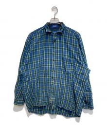 PENDLETON（ペンドルトン）の古着「ウールチェックシャツ」｜ブルー×グリーン