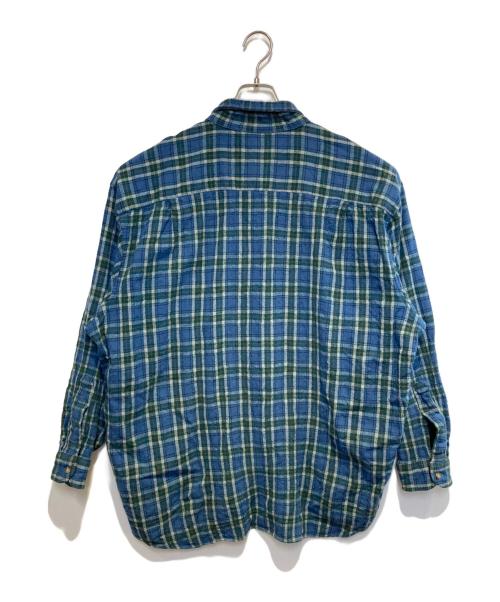 PENDLETON（ペンドルトン）PENDLETON (ペンドルトン) ウールチェックシャツ ブルー×グリーン サイズ:XXの古着・服飾アイテム