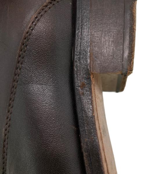 agnes b homme（アニエスベーオム）agnes b homme (アニエスベーオム) サイドジップブーツ ブラウン サイズ:44の古着・服飾アイテム