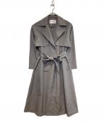 NATURAL BEAUTY BASICナチュラルビューティーベーシック）の古着「ベルテッドコート」｜グレー