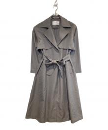 NATURAL BEAUTY BASIC（ナチュラルビューティーベーシック）の古着「ベルテッドコート」｜グレー