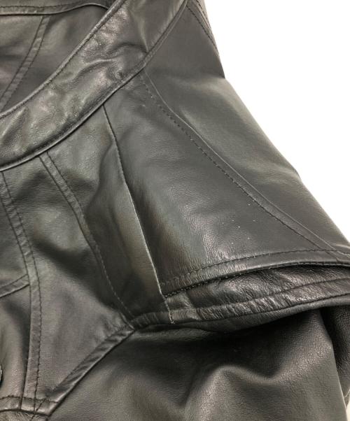 HARLEY-DAVIDSON（ハーレーダビッドソン）HARLEY-DAVIDSON (ハーレーダビッドソン) レザーライダースジャケット ブラック サイズ:Lの古着・服飾アイテム