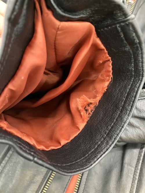 HARLEY-DAVIDSON（ハーレーダビッドソン）HARLEY-DAVIDSON (ハーレーダビッドソン) レザーライダースジャケット ブラック サイズ:Lの古着・服飾アイテム