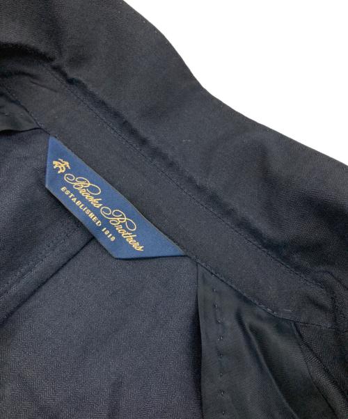 BROOKS BROTHERS（ブルックスブラザーズ）BROOKS BROTHERS (ブルックスブラザーズ) ウールリネンセットアップスーツ ネイビー サイズ:Mの古着・服飾アイテム