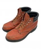 RED WINGレッドウィング）の古着「SUPERSOLE MOC-TOE BOOTS」｜ブラウン