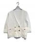 GRACE CLASS（グレースクラス）の古着「ミラノリブダブルジャケット」｜ホワイト