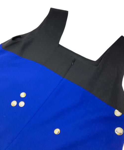 GRACE CLASS（グレースクラス）GRACE CLASS (グレースクラス) ジュエリーモチーフドレス ブルー サイズ:38の古着・服飾アイテム