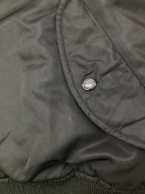 AVIREX（アヴィレックス）AVIREX (アヴィレックス) 50th Anniversary MA-1 SIGNATURE BIG LOGO ブラック サイズ:Freeの古着・服飾アイテム