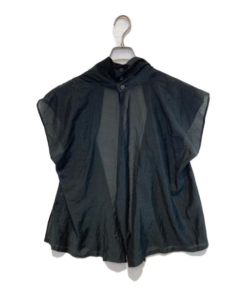 ISSEY MIYAKE（イッセイミヤケ）ISSEY MIYAKE (イッセイミヤケ) ノースリーブブラウス ブラック サイズ:2の古着・服飾アイテム