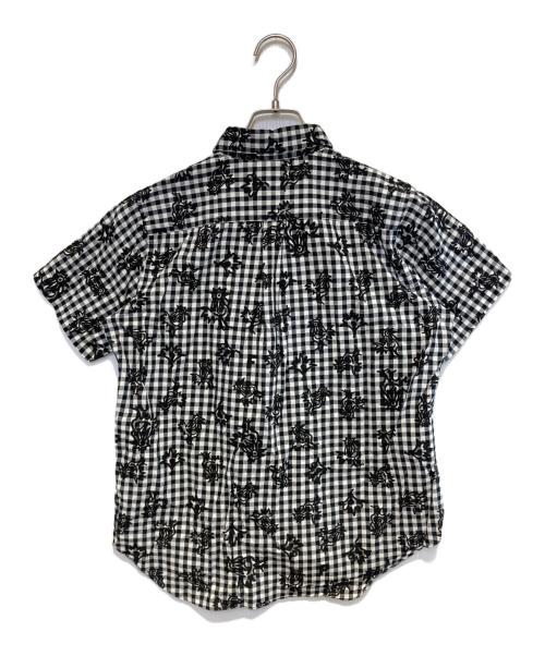 BLACK COMME des GARCONS（ブラックコムデギャルソン）BLACK COMME des GARCONS (ブラックコムデギャルソン) ギンガムチェックS/Sシャツ ブラック×ホワイト サイズ:XSの古着・服飾アイテム