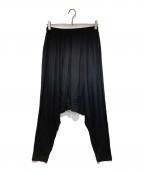 YOHJI YAMAMOTOヨウジヤマモト）の古着「イージーサルエルパンツ」｜ブラック