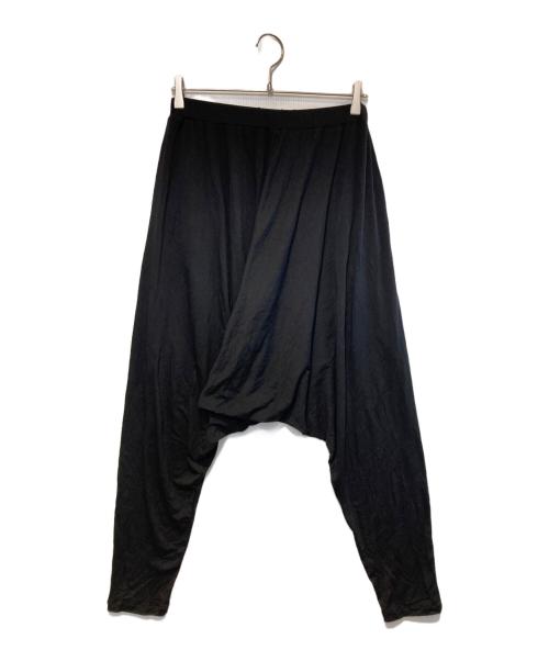 YOHJI YAMAMOTO（ヨウジヤマモト）YOHJI YAMAMOTO (ヨウジヤマモト) イージーサルエルパンツ ブラック サイズ:2の古着・服飾アイテム