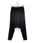 YOHJI YAMAMOTO（ヨウジヤマモト）の古着「イージーサルエルパンツ」｜ブラック