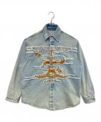 Y. PROJECTワイプロジェクト）の古着「Paris' Best Patch Denim Shirt」｜インディゴ