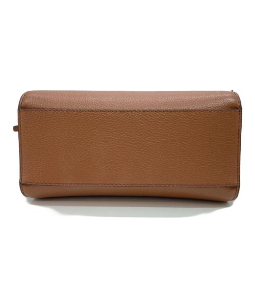 MICHAEL KORS（マイケルコース）MICHAEL KORS (マイケル・コース) ダリア2IN1サッチェルスモール ブラウン×ホワイトの古着・服飾アイテム