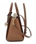 MICHAEL KORS (マイケル・コース) ダリア2IN1サッチェルスモール ブラウン×ホワイト：8000円