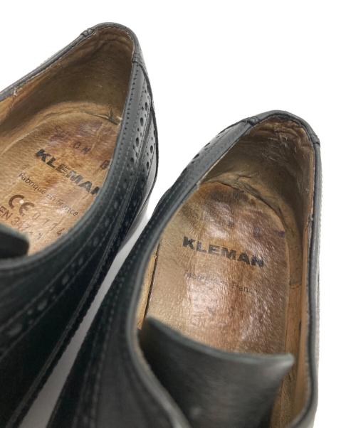 KLEMAN（クレマン）KLEMAN (クレマン) ウィングチップシューズ ブラック サイズ:41の古着・服飾アイテム