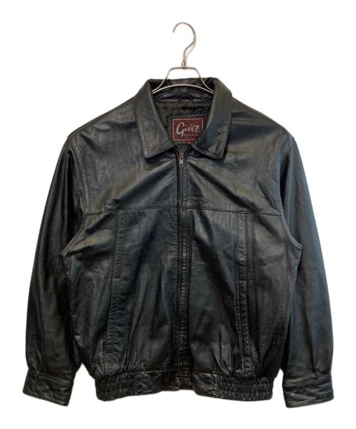 givet（ジヴェ）givet (ジヴェ) ［古着］ラムレザースイングトップ ブラック サイズ:Lの古着・服飾アイテム