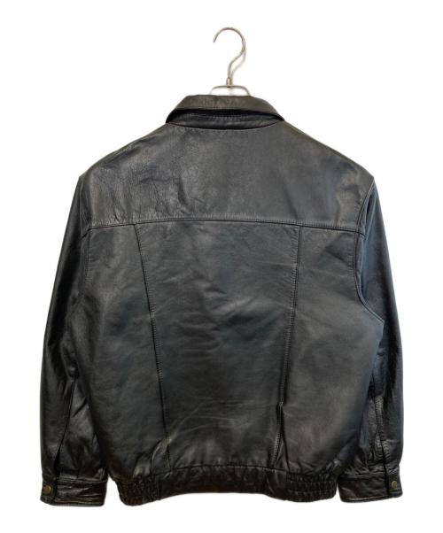 givet（ジヴェ）givet (ジヴェ) ［古着］ラムレザースイングトップ ブラック サイズ:Lの古着・服飾アイテム