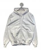 BALENCIAGAバレンシアガ）の古着「Back Logo Zip Hoodie」｜ホワイト