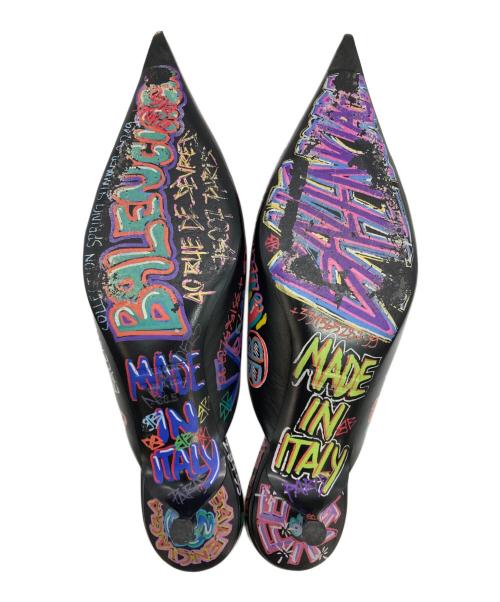 BALENCIAGA（バレンシアガ）BALENCIAGA (バレンシアガ) Graffiti Mules マルチカラー サイズ:38.5の古着・服飾アイテム