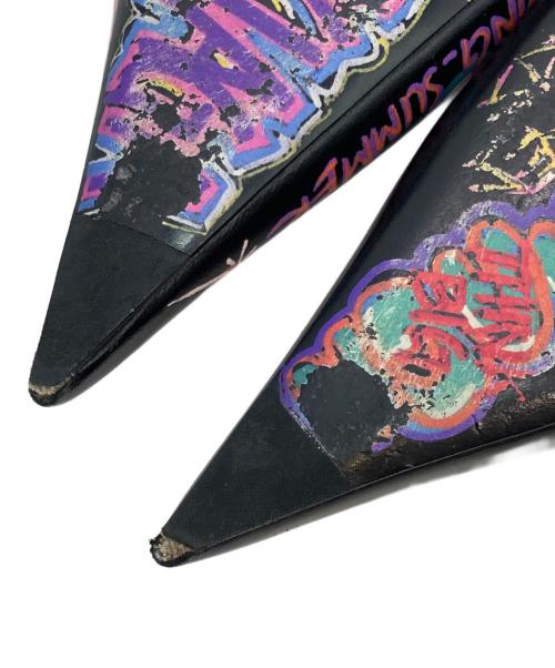 BALENCIAGA（バレンシアガ）BALENCIAGA (バレンシアガ) Graffiti Mules マルチカラー サイズ:38.5の古着・服飾アイテム