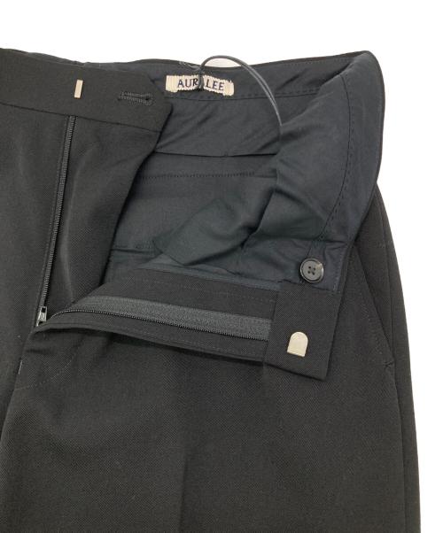 AURALEE（オーラリー）AURALEE (オーラリー) WOOL MAX GABARDINE SLACKS ブラック サイズ:4の古着・服飾アイテム